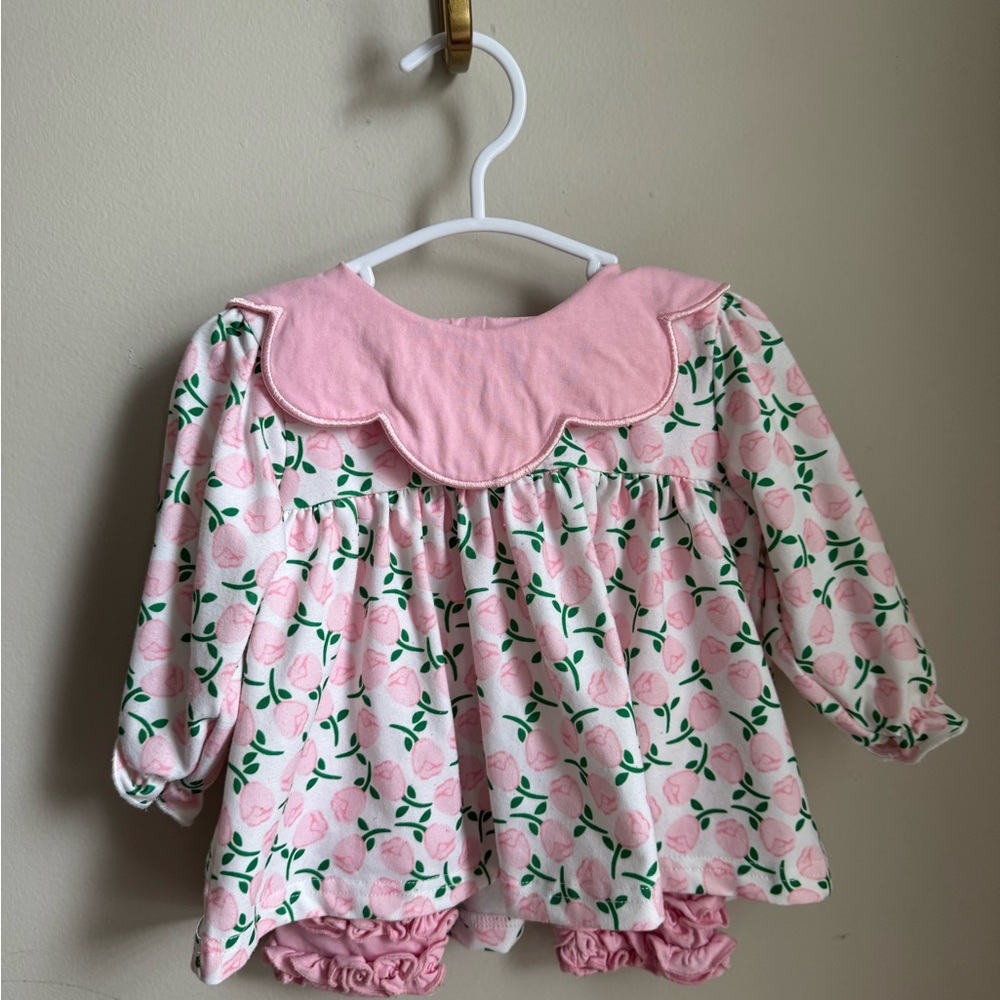 Pink and White Kids Matching Set